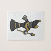 Chess-stuk bisschop Chess Legpuzzel (Horizontaal)