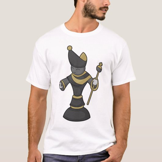 Chess-stuk bisschop Chess T-shirt (Voorkant)