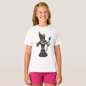 Chess-stuk bisschop Chess T-shirt (Voorkant volledig)