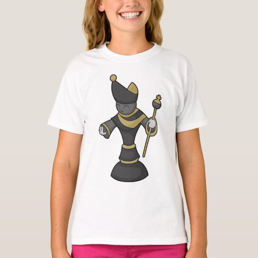 Chess-stuk bisschop Chess T-shirt (Voorkant)