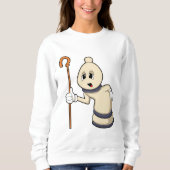 Chess-stuk bisschop op Chess Trui (Voorkant)