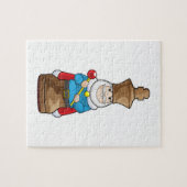 Chess-stuk King Chess Legpuzzel (Horizontaal)