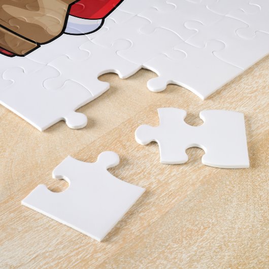 Chess-stuk King Chess Legpuzzel (Zijkant)