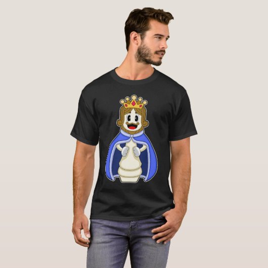 Chess-stuk King Chess T-shirt (Voorkant volledig)