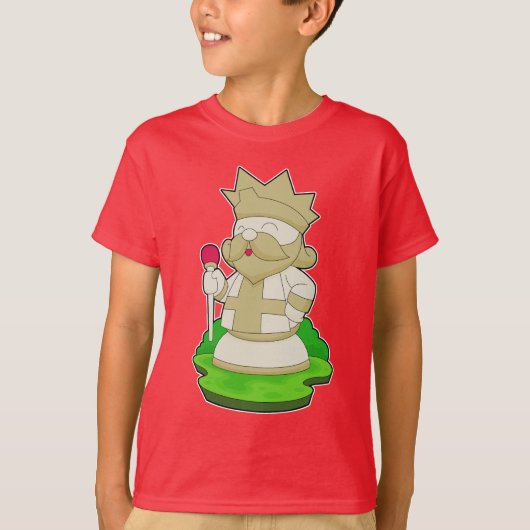 Chess-stuk King Chess T-shirt (Voorkant)