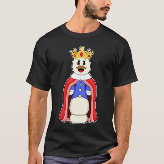 Chess-stuk King Chess T-shirt (Voorkant)