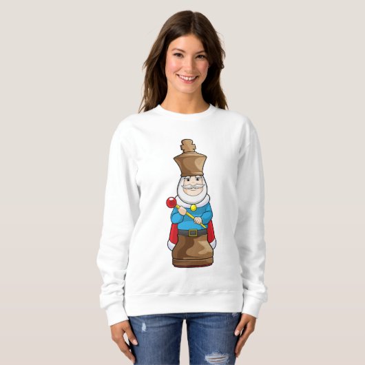 Chess-stuk King Chess Trui (Voorkant volledig)