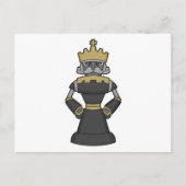 Chess-stuk King Crown Chess Briefkaart (Voorkant)
