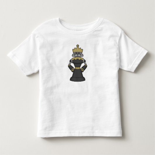 Chess-stuk King Crown Chess Kinder Shirts (Voorkant)