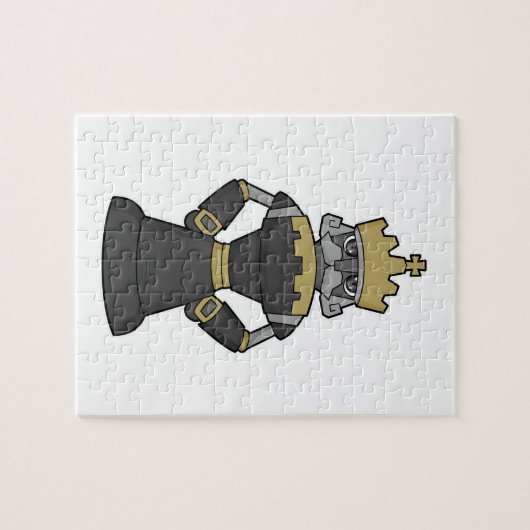 Chess-stuk King Crown Chess Legpuzzel (Horizontaal)