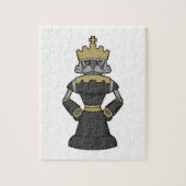Chess-stuk King Crown Chess Legpuzzel (Verticaal)