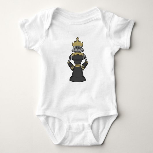 Chess-stuk King Crown Chess Romper (Voorkant)