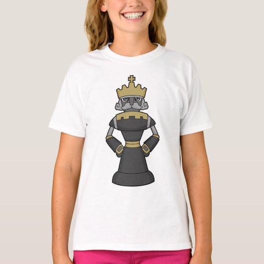 Chess-stuk King Crown Chess T-shirt (Voorkant)