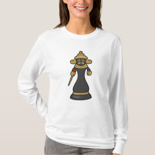 Chess-stuk King op Chess met Personeel T-shirt