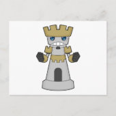 Chess-stuk Rook Chess Briefkaart (Voorkant)