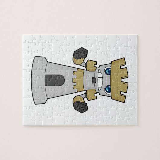 Chess-stuk Rook Chess Legpuzzel (Horizontaal)