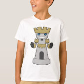 Chess-stuk Rook Chess T-shirt (Voorkant)