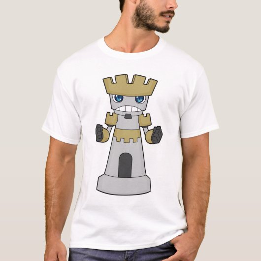 Chess-stuk Rook Chess T-shirt (Voorkant)