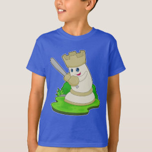 Chess-stuk Rook Chess T-shirt