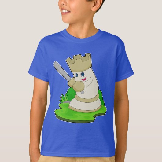 Chess-stuk Rook Chess T-shirt (Voorkant)
