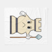 Chess-stuk Rook op Chess.PNG Fleece Deken (Voorkant (Horizontaal))
