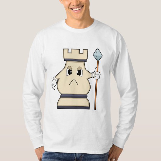 Chess-stuk Rook op Chess.PNG T-shirt (Voorkant)