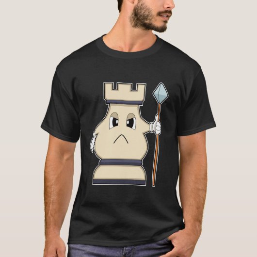 Chess-stuk Rook op Chess.PNG T-shirt (Voorkant)