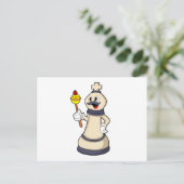 Chess-stukje King op Chess.PNG Briefkaart (Staand voorkant)