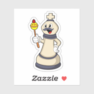 Chess-stukje King op Chess.PNG Sticker