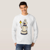 Chess-stukje King op Chess.PNG T-shirt (Voorkant volledig)