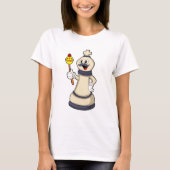 Chess-stukje King op Chess.PNG T-shirt (Voorkant)