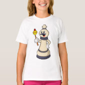 Chess-stukje King op Chess.PNG T-shirt (Voorkant)