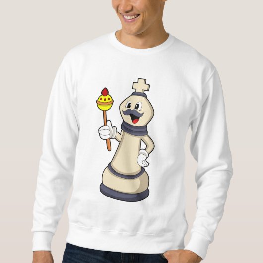 Chess-stukje King op Chess.PNG Trui (Voorkant)