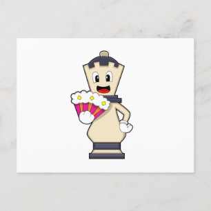 Chess-stukje koningin op Chess.PNG Briefkaart