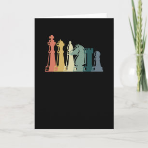 Chess T-shirt Retro Chess Design - Chess Kaart
