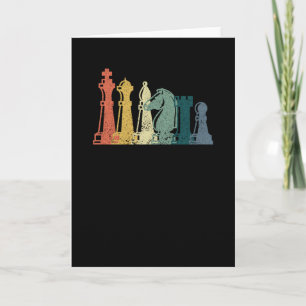 Chess T-shirt Retro Chess Design - Chess Kaart