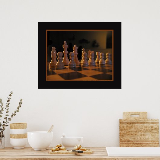 Chess Table Poster (Keuken)