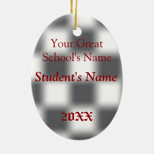 Chess Team of Chess Club Ornament (Achterkant)