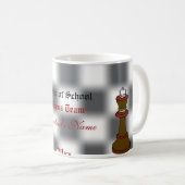 Chess Team of Chess Club Personalized Mug Koffiemok (Voorkant rechts)