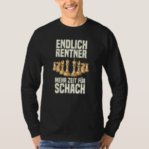 Chess, tenslotte nog meer tijd voor de schaakspele t-shirt