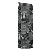 Chess Terms and Piecets Black and White ID784 Thermosbeker (Geroteerd rechts)