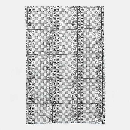 Chess Theme Kitchen Towels Theedoek (Verticaal)