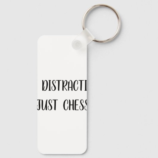 Chess Themed Wall Clock Sleutelhanger (Achterkant)