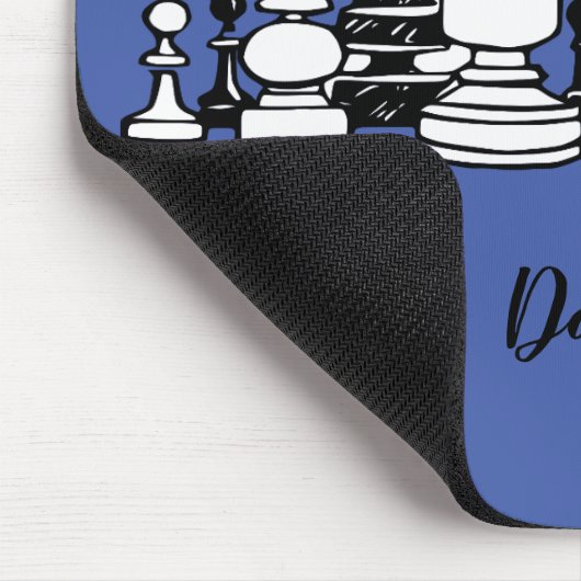 Chess Thgerespecteerde Personalized Mousepad Muismat (Hoek)