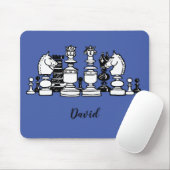 Chess Thgerespecteerde Personalized Mousepad Muismat (Met muis)