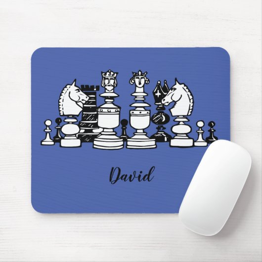 Chess Thgerespecteerde Personalized Mousepad Muismat (Met muis)