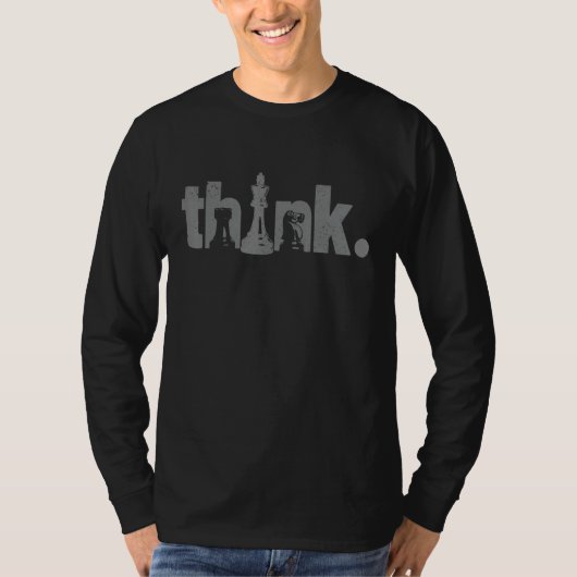 Chess Think Chess Master Club Chess Player T-shirt (Voorkant)
