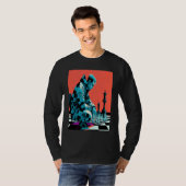 Chess Tournament Fans Retro Pop Chess Player 1 T-shirt (Voorkant volledig)