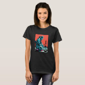 Chess Tournament Fans Retro Pop Chess Player 1 T-shirt (Voorkant volledig)