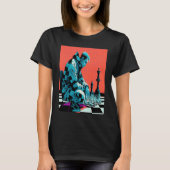 Chess Tournament Fans Retro Pop Chess Player  1 T-shirt (Voorkant)